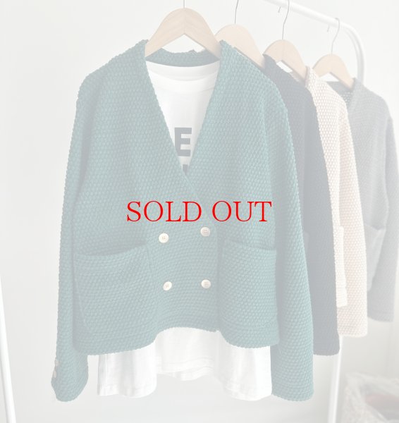 画像1: ●SALE●ジャケットのきちんと感とカーデの気楽さ●【12/16 LIVEアイテム】●クラシカルカーデジャケット (1)