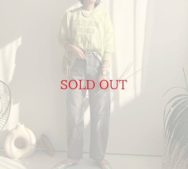 画像5: ●伸びーるシアー●差し色にも可愛いゆるっとシア―トップス●【LIVEご紹介アイテム】●ライムカラーストレッチシア―トップス (5)