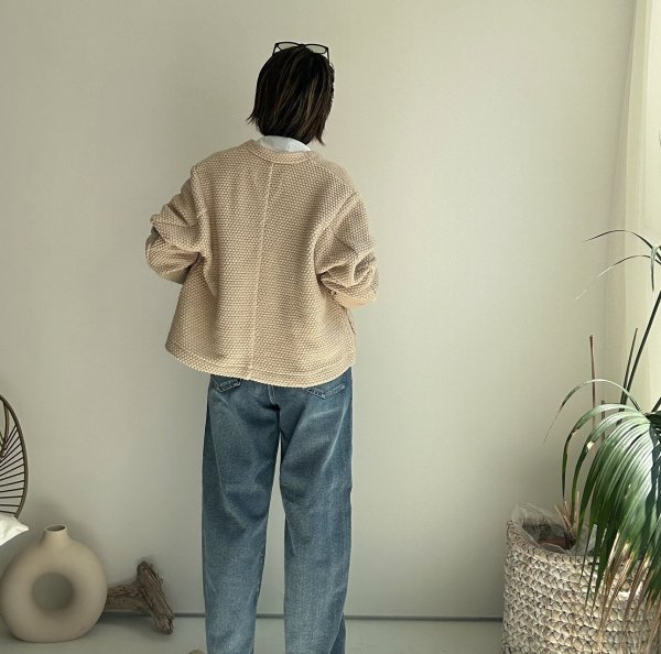 画像13: ●ジャケットのきちんと感とカーデの気楽さ●【LIVEご紹介アイテム】●クラシカルカーデジャケット (13)