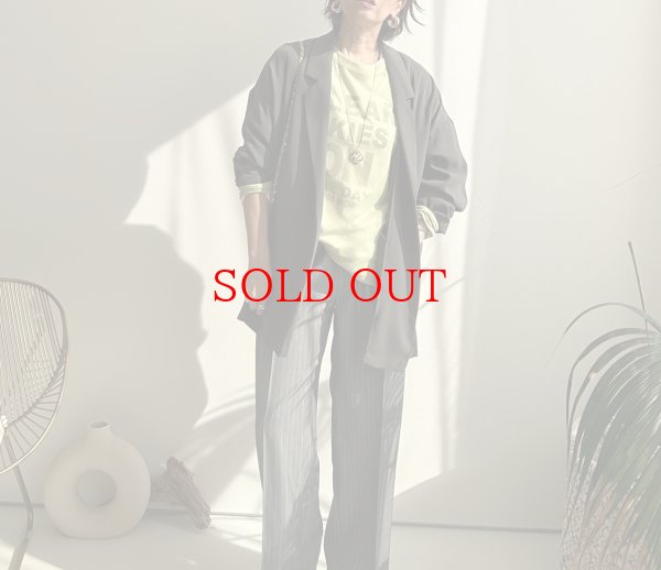 画像5: ●イエローラインが可愛い●【LIVEご紹介アイテム】サイドラインピンストライプパンツ (5)