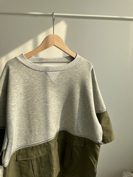 画像3: ⚫︎SALE⚫︎【LIVE ご紹介アイテム】ジップデザインドッキングプルオーバー (3)