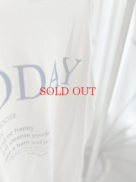 画像3: ⚫︎SALE⚫︎【LIVE ご紹介アイテム】TODAY ロンT (3)