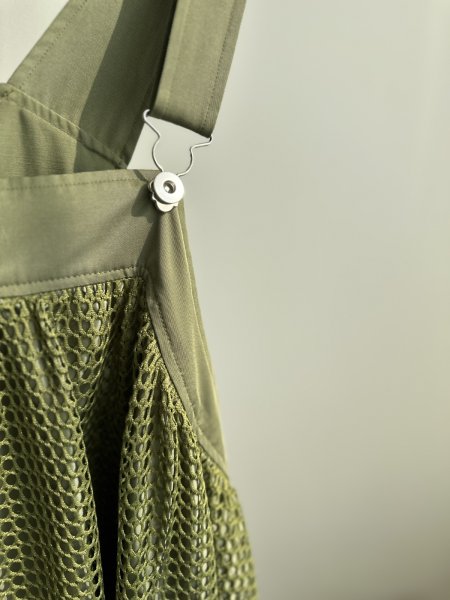 画像4: 【SALE LIVE ご紹介アイテム】メッシュデザインジャンパースカート (4)