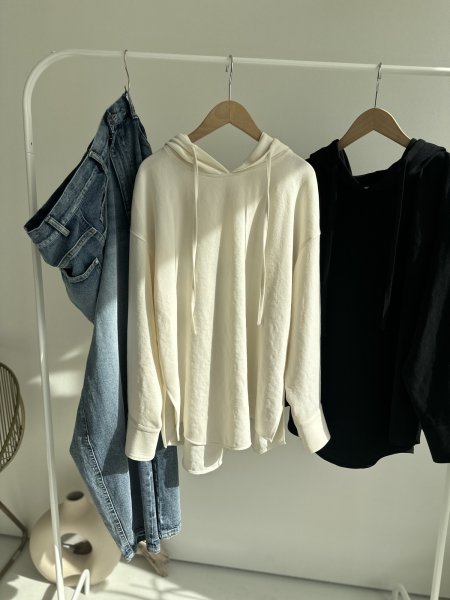 画像2: ●激推しアイテム●ゆるっと大人パーカー【8/27 LIVEアイテム】ブークレーフーディ (2)