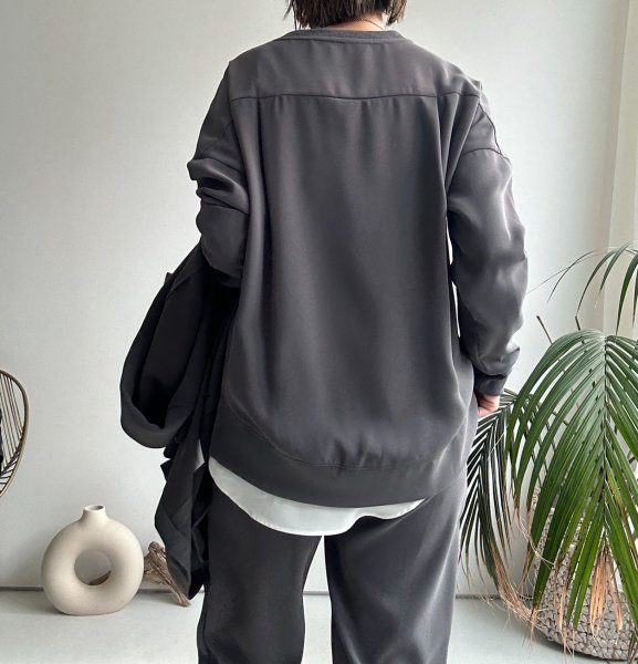 画像6: ●限定SALE●カーデライクオーバージャケットシリーズ●【LIVEご紹介アイテム】スエットライクプルオーバー (6)