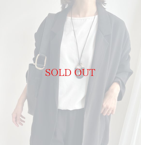 画像4: ◆新色追加●秋冬コーデのポイントに●【LIVEご紹介アイテム】●本革コードデザインネックレス (4)