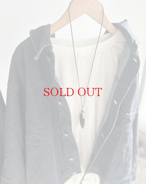 画像2: ●スエットとデニムの切り替えデザイン●【LIVEご紹介アイテム】●スエットドッキングデニムジャケット (2)