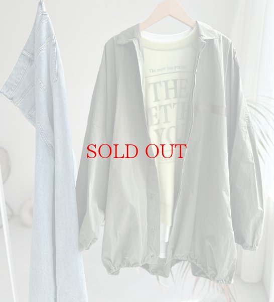 画像5: ◆オーバーシルエットが可愛いオトナっぽカーキアウター【LIVEご紹介アイテム】●オーバーカーキブルゾン (5)