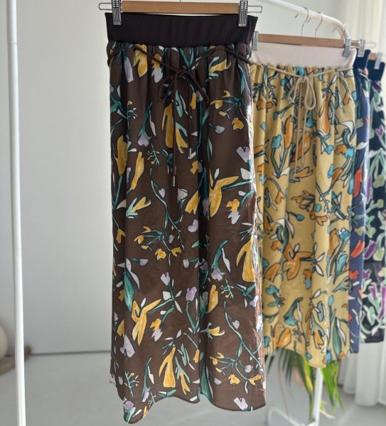 画像13: 【2/11 LIVEご紹介アイテム】●全色素敵!!なヴィンテージライクフラワースカート (13)