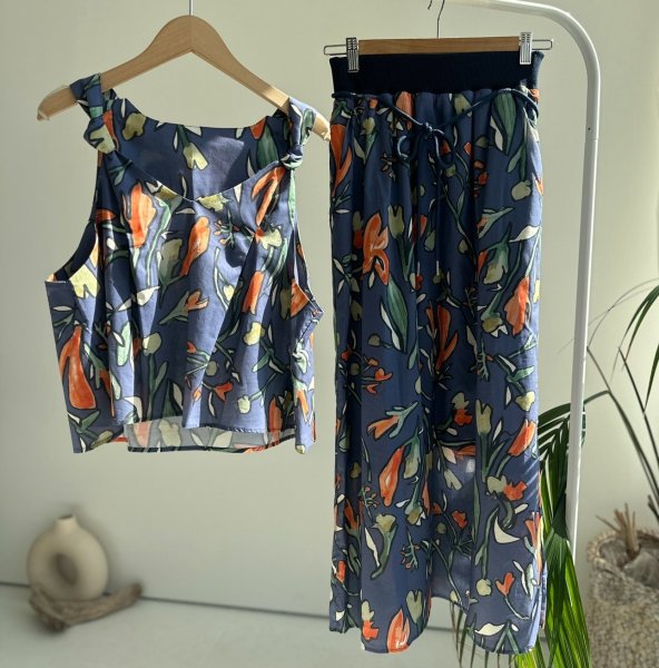 画像15: 【2/11 LIVEご紹介アイテム】●全色素敵!!なヴィンテージライクフラワースカート (15)