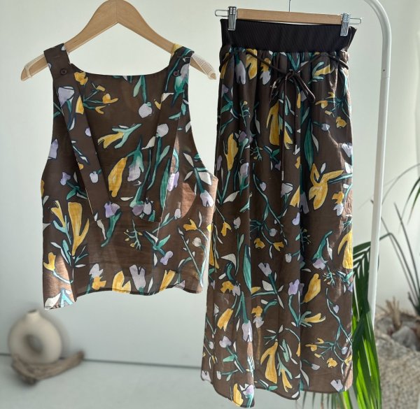 画像14: 【2/11 LIVEご紹介アイテム】●全色素敵!!なヴィンテージライクフラワースカート (14)