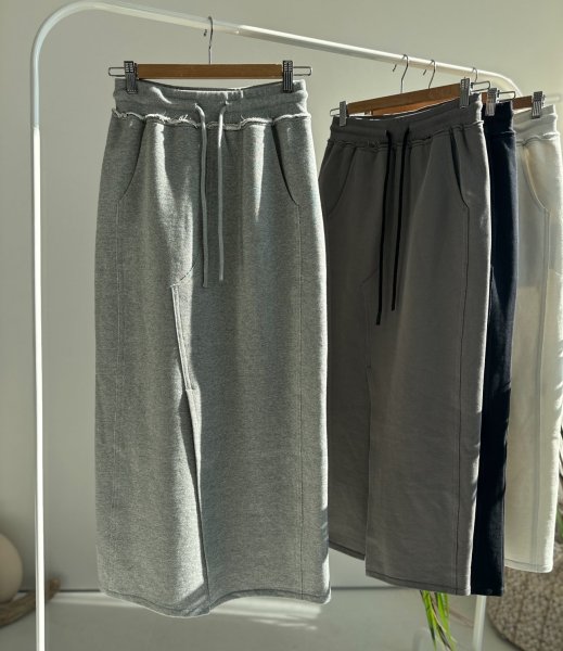 画像5: 【2/22 LIVEご紹介アイテム】美ライン!!大人のスエットスカート●スエットライクナロースカート (5)