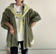 画像1: ◆オーバーシルエットが可愛いオトナっぽカーキアウター【LIVEご紹介アイテム】●オーバーカーキブルゾン (1)