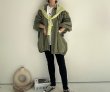 画像7: ◆オーバーシルエットが可愛いオトナっぽカーキアウター【LIVEご紹介アイテム】●オーバーカーキブルゾン (7)