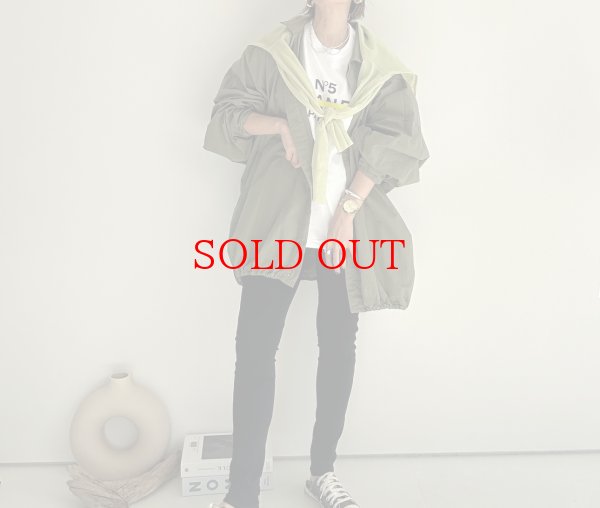 画像8: ◆オーバーシルエットが可愛いオトナっぽカーキアウター【LIVEご紹介アイテム】●オーバーカーキブルゾン (8)