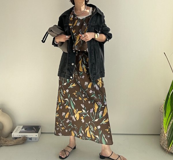 画像3: 【2/11 LIVEご紹介アイテム】●全色素敵!!なヴィンテージライクフラワースカート (3)