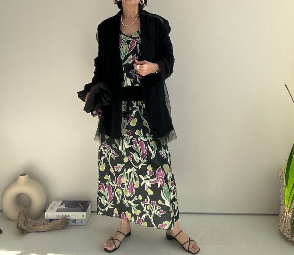 画像18: 【2/11 LIVEご紹介アイテム】●全色素敵!!なヴィンテージライクフラワースカート (18)