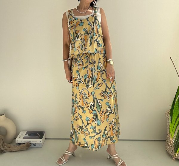 画像22: 【2/11 LIVEご紹介アイテム】●全色素敵!!なヴィンテージライクフラワースカート (22)