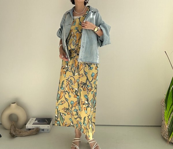 画像28: ●【2/11 LIVEご紹介アイテム】●前後2wayで着られる◎全色素敵!!なヴィンテージライクフラワービスチェトップス (28)