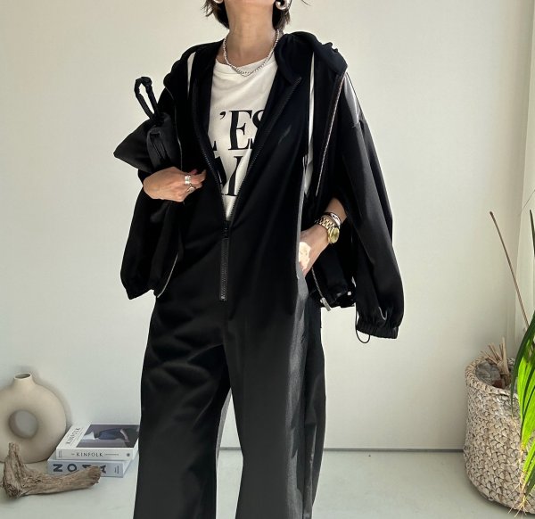 画像21: ●SALE●メーカー在庫限り●【3/31 LIVEアイテム】●ストレッチナイロンで伸縮性◎●ジップデザインオールインワン (21)