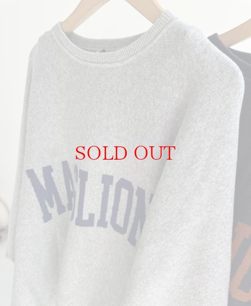 画像2: ●【LIVEご紹介アイテム】●ゆったりドルマンロゴニット (2)