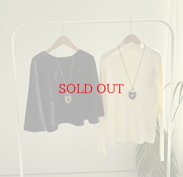 画像7: ◆新色追加●秋冬コーデのポイントに●【LIVEご紹介アイテム】●本革コードデザインネックレス (7)