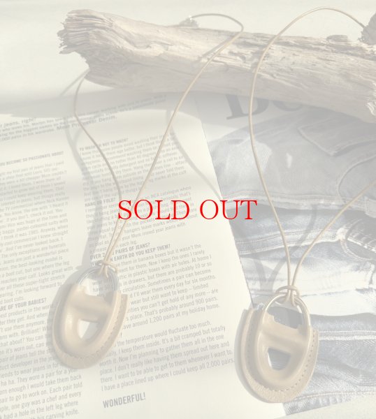 画像5: ◆新色追加●秋冬コーデのポイントに●【LIVEご紹介アイテム】●本革コードデザインネックレス (5)