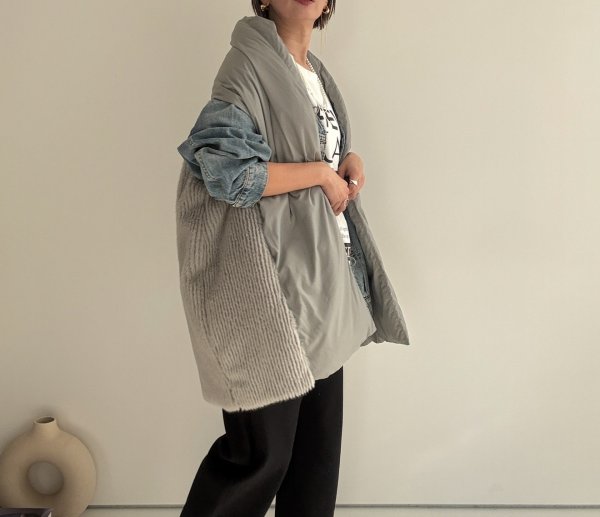 画像14: ●ファードッキングショールダウンベスト●【LIVEご紹介アイテム】 (14)