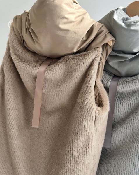 画像5: ●ファードッキングショールダウンベスト●【LIVEご紹介アイテム】 (5)