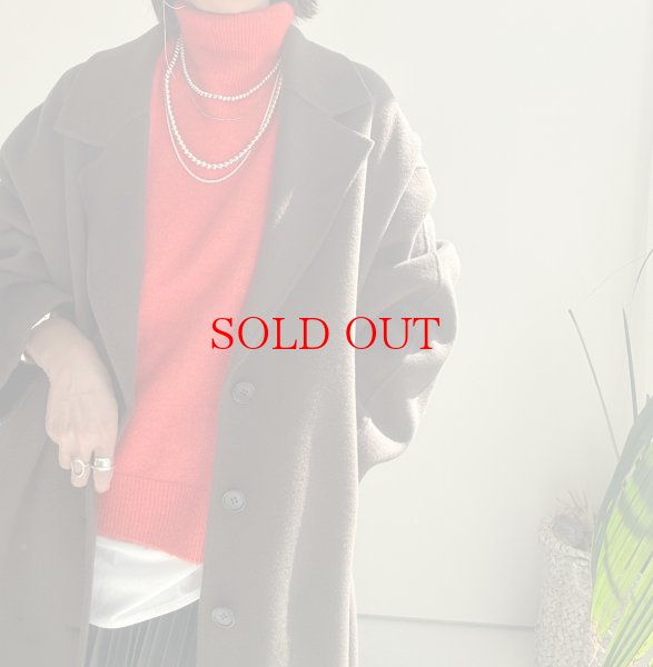 画像5: ▼上質◎ぺコラムウール●高身長さんにオススメ●【LIVEご紹介アイテム】●ベーシックウールオーバーロングコート (5)