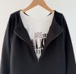 画像3: ●あったか裏起毛●【LIVEご紹介アイテム】●裏起毛ジップデザインワンピース⚫︎チャコールグレー (3)