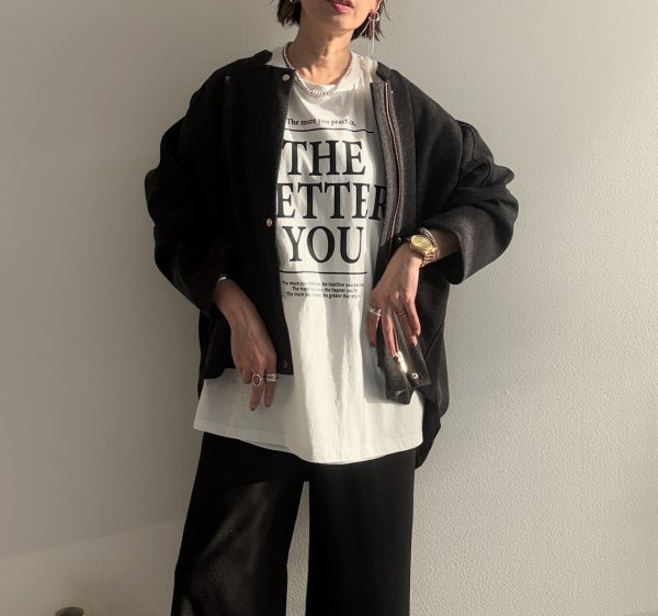 画像15: ●【LIVEご紹介アイテム】●ウールライクストレッチコクーンコート (15)