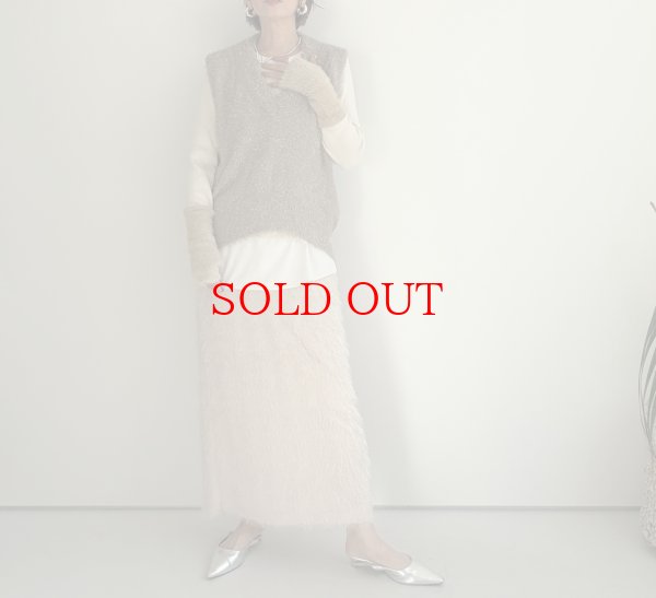 画像6: ●在庫限りで終了●【liveご紹介アイテム】シャギーナロースカート (6)
