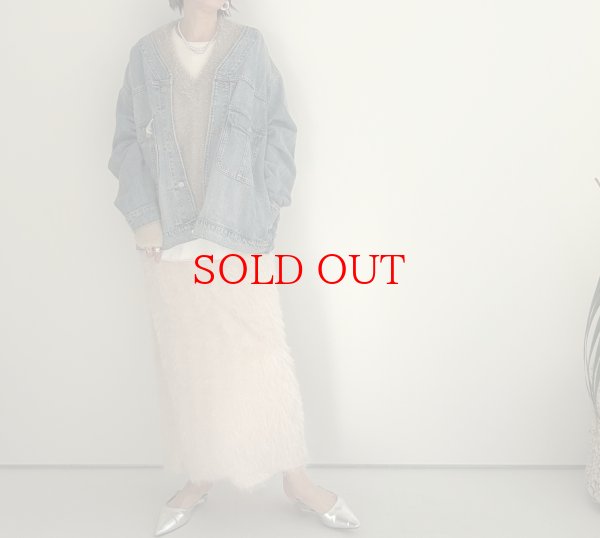 画像8: ●在庫限りで終了●【liveご紹介アイテム】シャギーナロースカート (8)