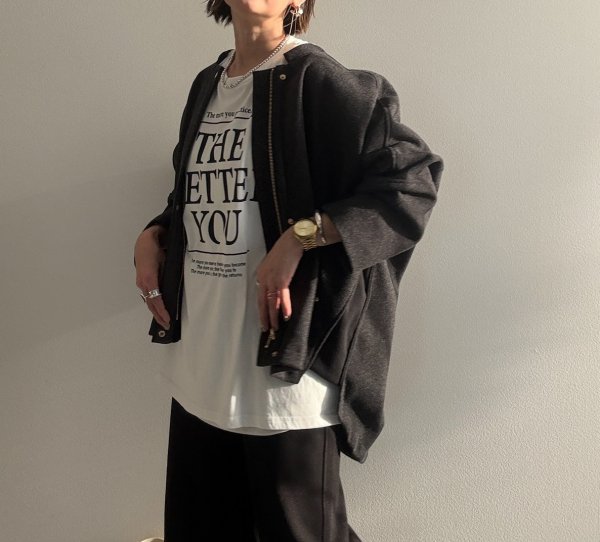 画像17: ●【LIVEご紹介アイテム】●ウールライクストレッチコクーンコート (17)