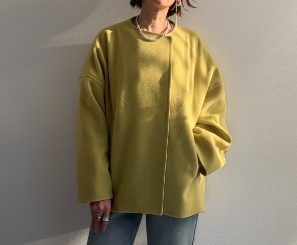 画像12: ●【LIVEご紹介アイテム】●ペコラムウールコクーンコート (12)