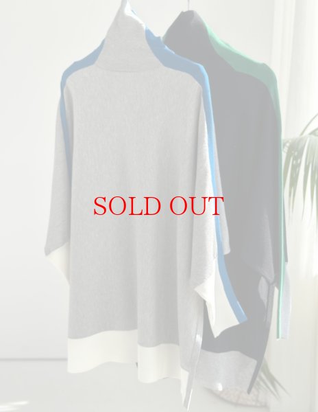 画像4: ●オシャレ配色【LIVEご紹介アイテム】配色オーバードルマンニット (4)