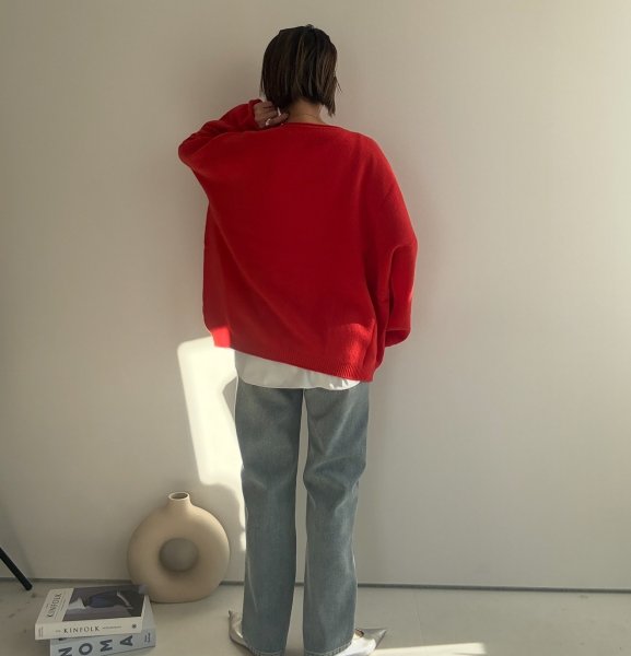 画像8: ●高品質◎Yamagata Knit●【11/9LIVEアイテム】Yamagataクルーネックニット (8)