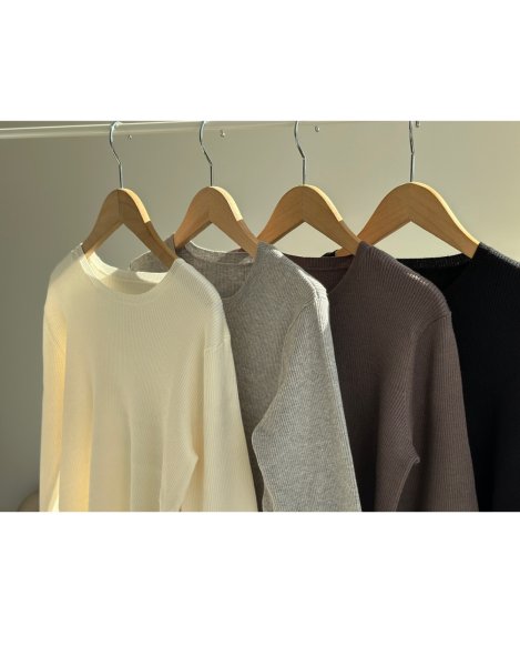 画像2: ●レイヤードにもオススメ●【LIVEご紹介アイテム】チュール袖リブニット (2)