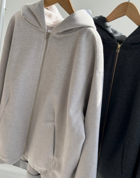 画像12: ●あったか素材◎【LIVEご紹介アイテム】●起毛ジップフーディ(セットアップ対応アイテム) (12)