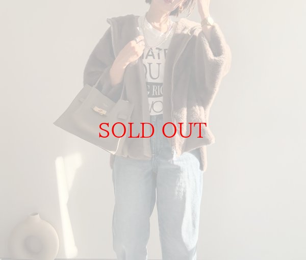 画像11: ●上質エコファーワイドスリーブフーディジャケット●【LIVEご紹介アイテム】 (11)