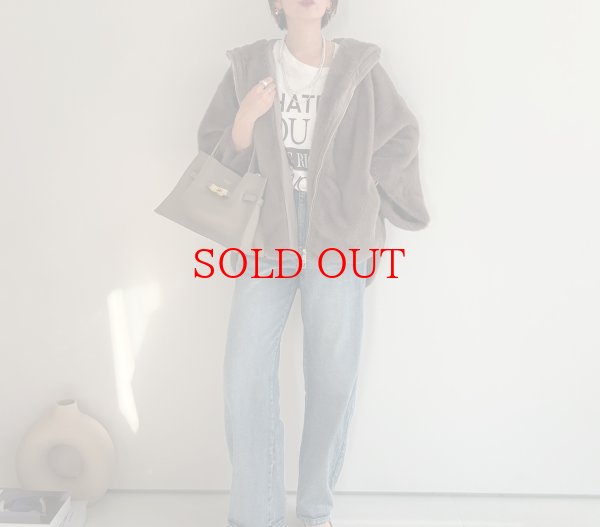 画像9: ●上質エコファーワイドスリーブフーディジャケット●【LIVEご紹介アイテム】 (9)