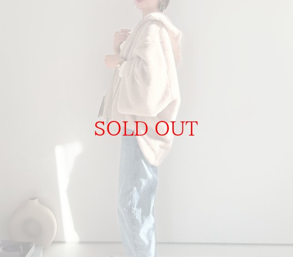 画像12: ●上質エコファーワイドスリーブフーディジャケット●【LIVEご紹介アイテム】 (12)