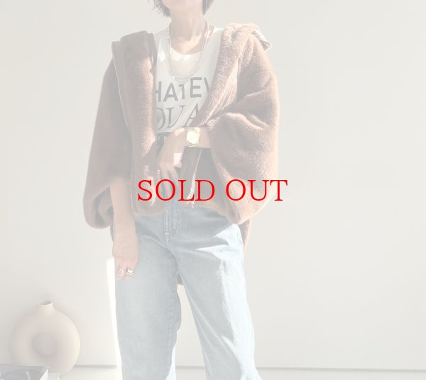 画像24: ●上質エコファーワイドスリーブフーディジャケット●【LIVEご紹介アイテム】 (24)
