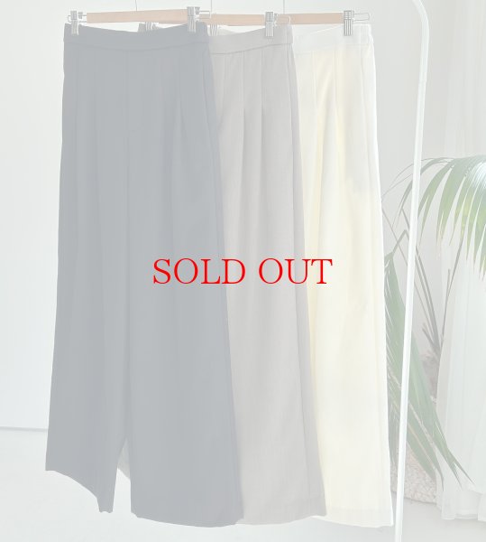 画像4: ●あったか裏ふわ素材◎裏毛布ワイドパンツ【LIVEご紹介アイテム】 (4)