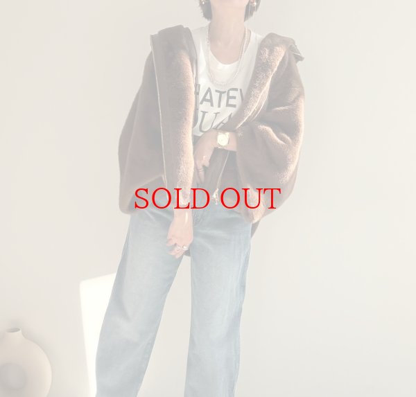 画像19: ●上質エコファーワイドスリーブフーディジャケット●【LIVEご紹介アイテム】 (19)