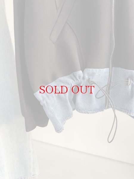 画像2: ⚫︎SALE⚫︎【LIVE ご紹介アイテム】デニムドッキングパーカー (2)