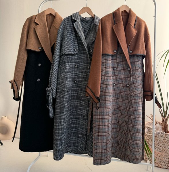 画像3: ●SALE●リバーシブル&アンサンブル【12/25LIVEご紹介アイテム】●ジレにもコートにもなるリバーシブルコート (3)