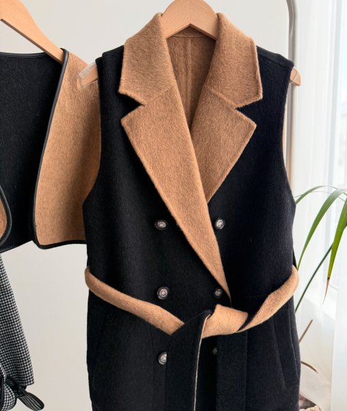 画像5: ●SALE●リバーシブル&アンサンブル【12/25LIVEご紹介アイテム】●ジレにもコートにもなるリバーシブルコート (5)