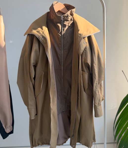 画像7: ●シックな大人カラーで展開●【LIVEご紹介アイテム】ウインドネックデザインブルゾン (7)